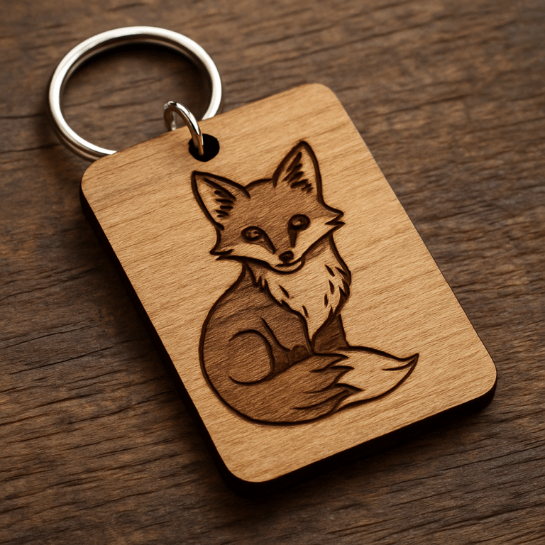 Grawer bryloczka na laserze CO2