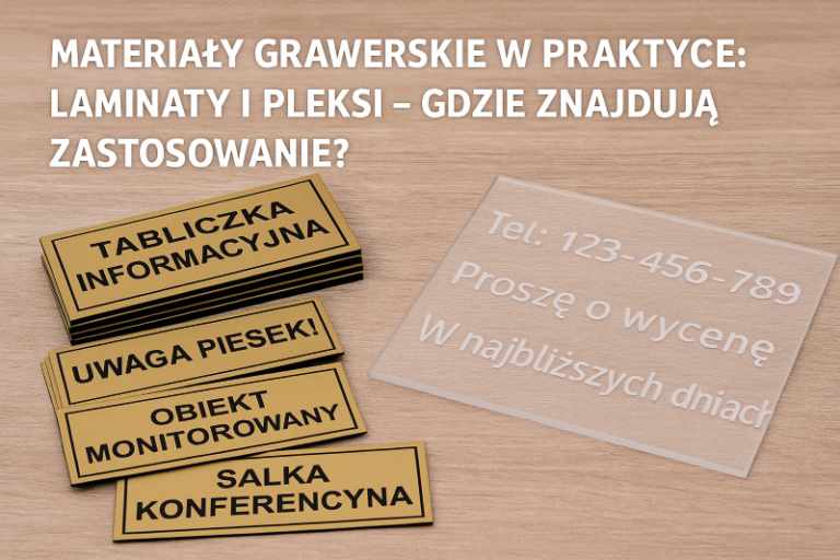 Laminaty grawerskie - blog